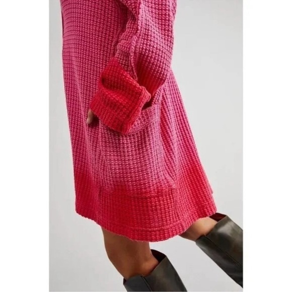 Free People Wilder Polo Tunic Dress Pink Dip
Dyed Ombre - Picture 4 of 13